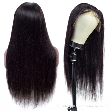 Wholesale Price 4*4 360 Lace Frontal Wigs Cheap Brazilian Virgin Hair for Black Women 13*6 13*4 Lace Frontal Human Hair Wigs
